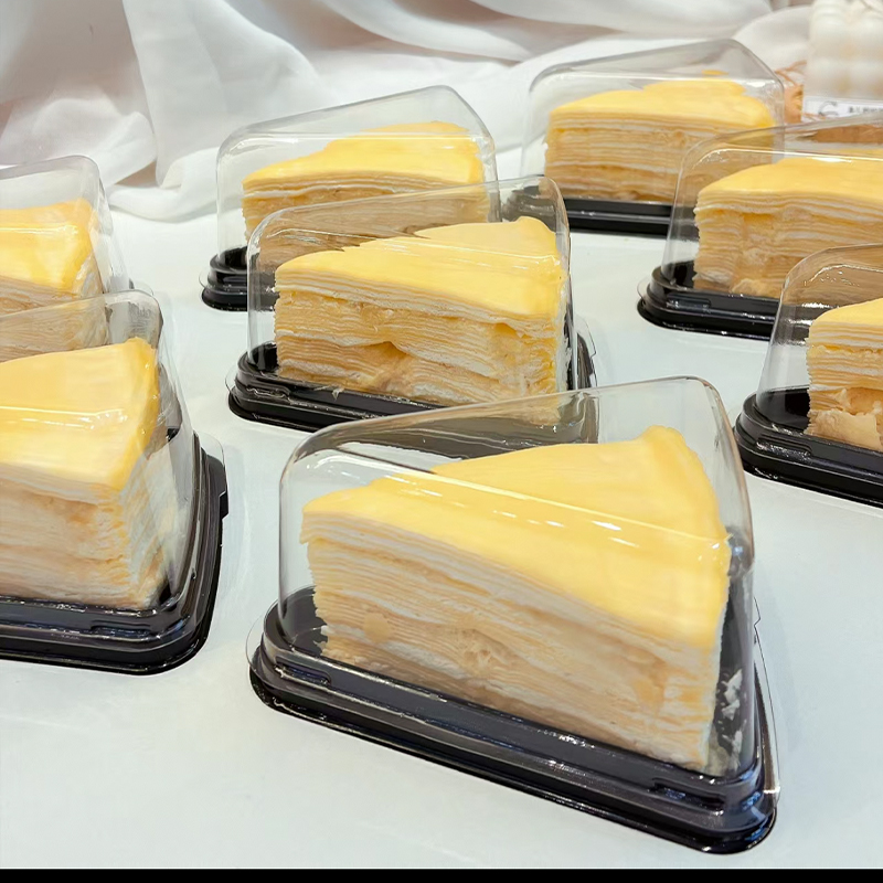 Musical Instrument Triangle - 100 PCS Disposable Cake Box,Plastic Triangle