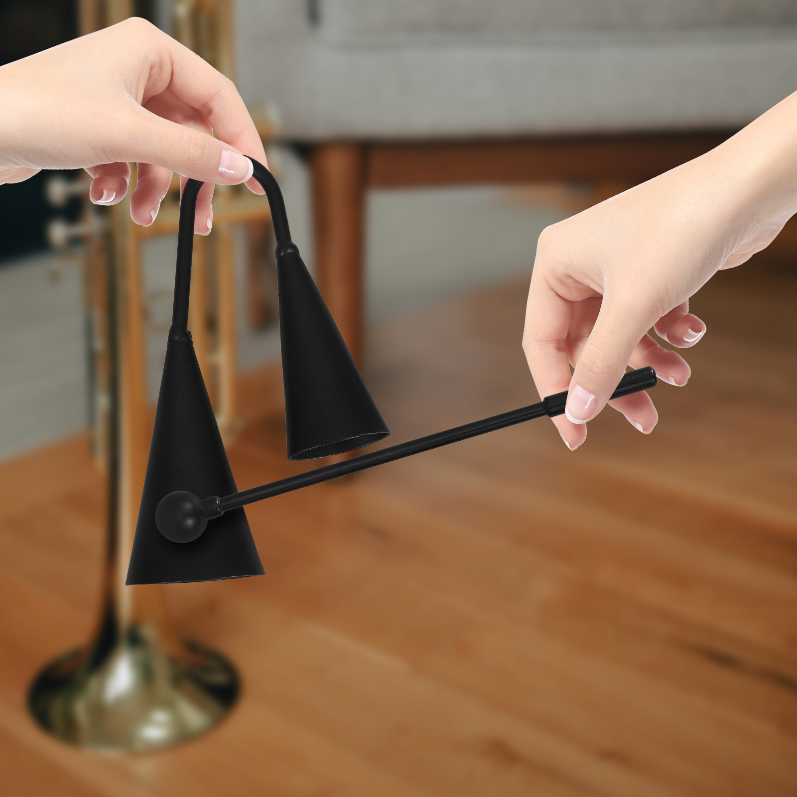 Musical Instrument Ending In A - Double-Ended Cowbell Traditional Handheld Latin Percussion