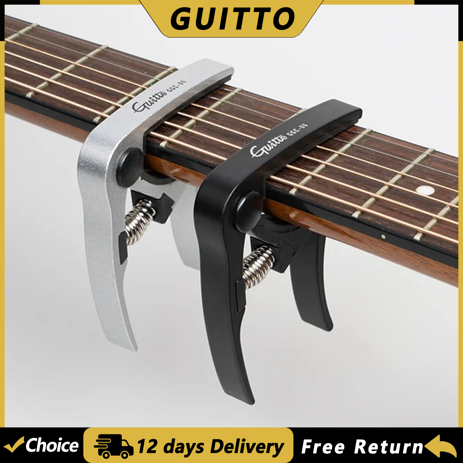 Musical Instruments Easy - GUITTO GGC-06 Aluminum Alloy Guitar Capo
