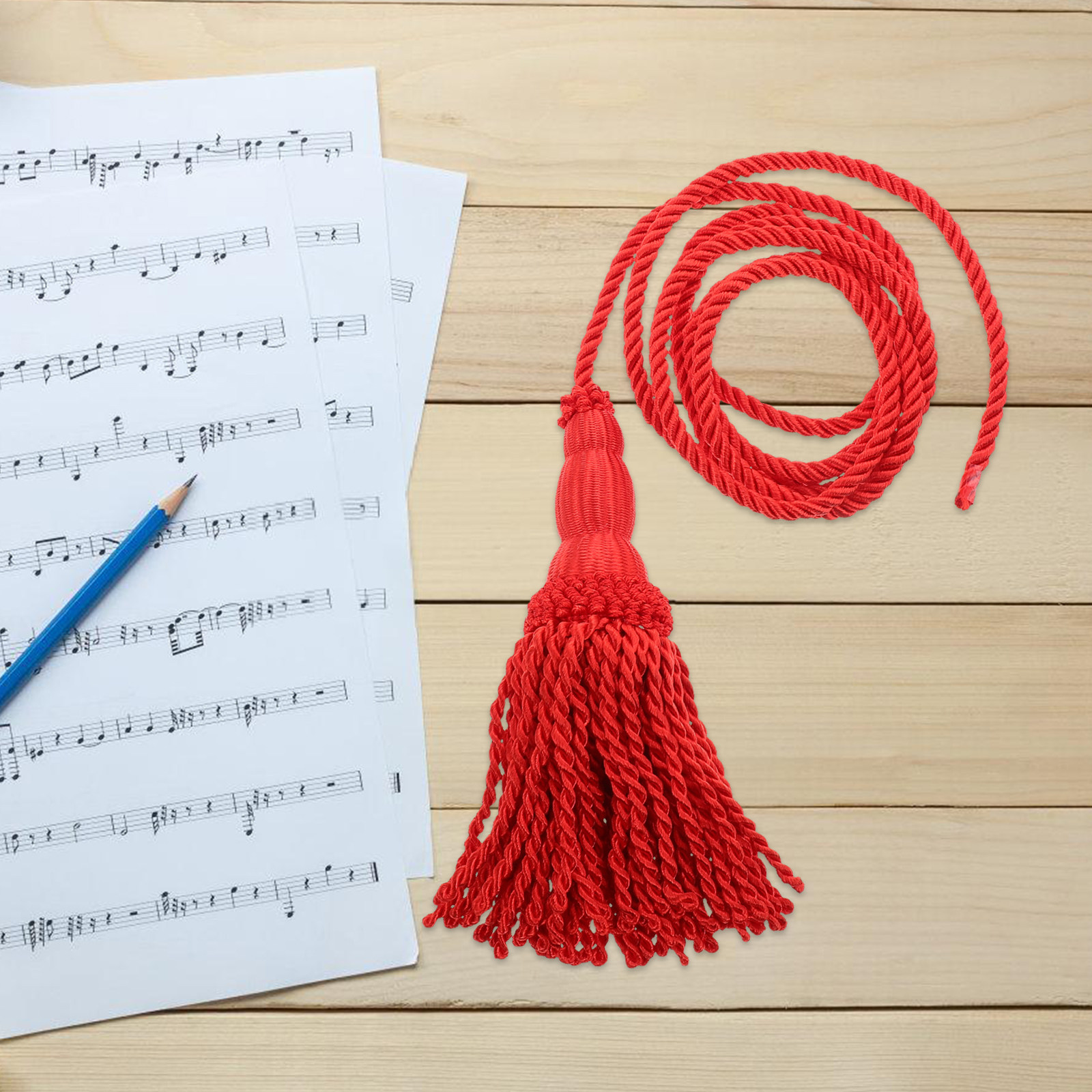 1Pair Bugle Red Cord Braided T - Musical Instrument Bugle ulasan dan harga