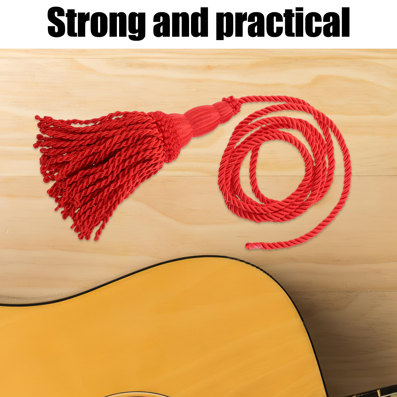 1Pair Bugle Red Cord Braided T - Musical Instrument Bugle ulasan dan harga