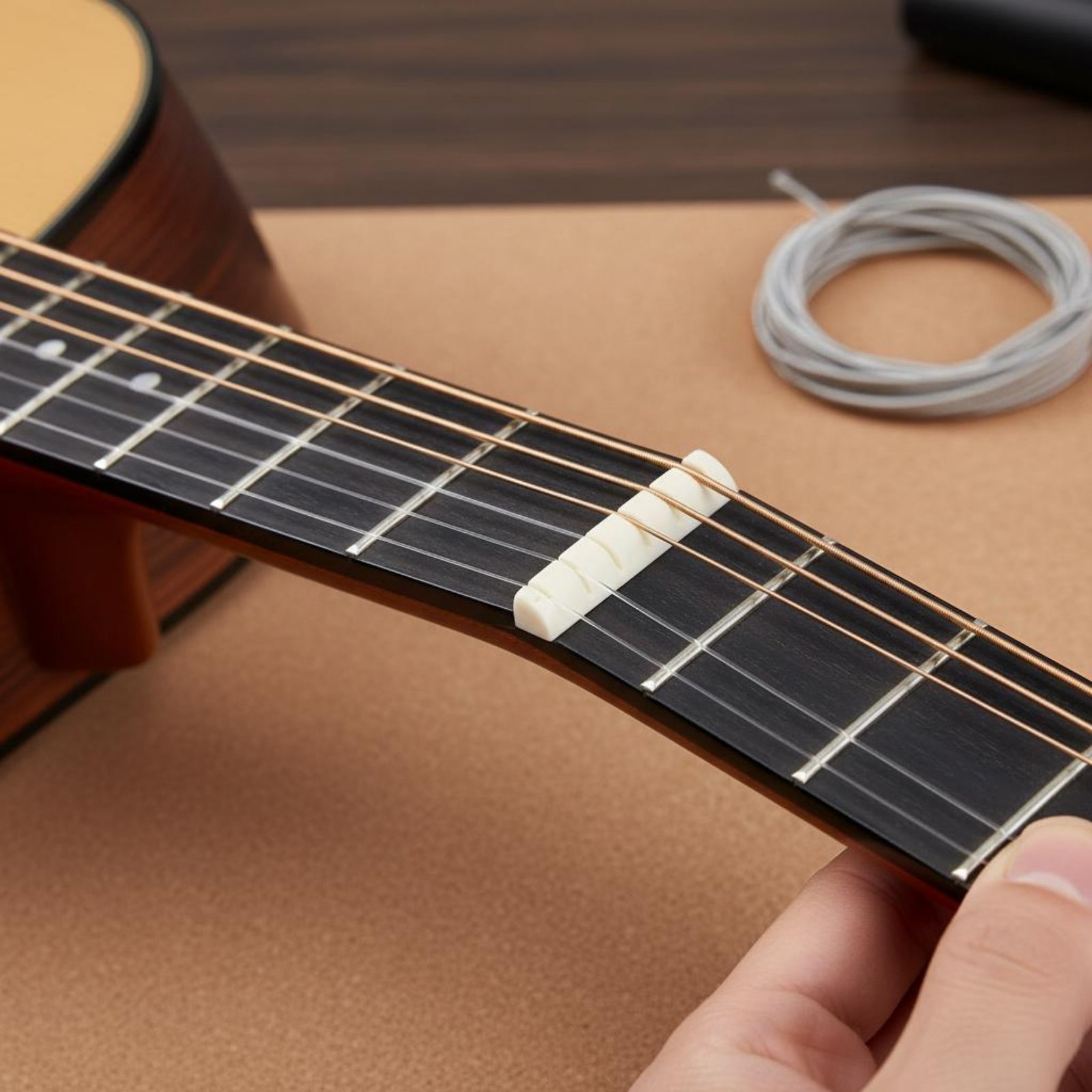 Guitar Nut and Saddle Set Easy - Musical Instruments Easy ulasan dan harga