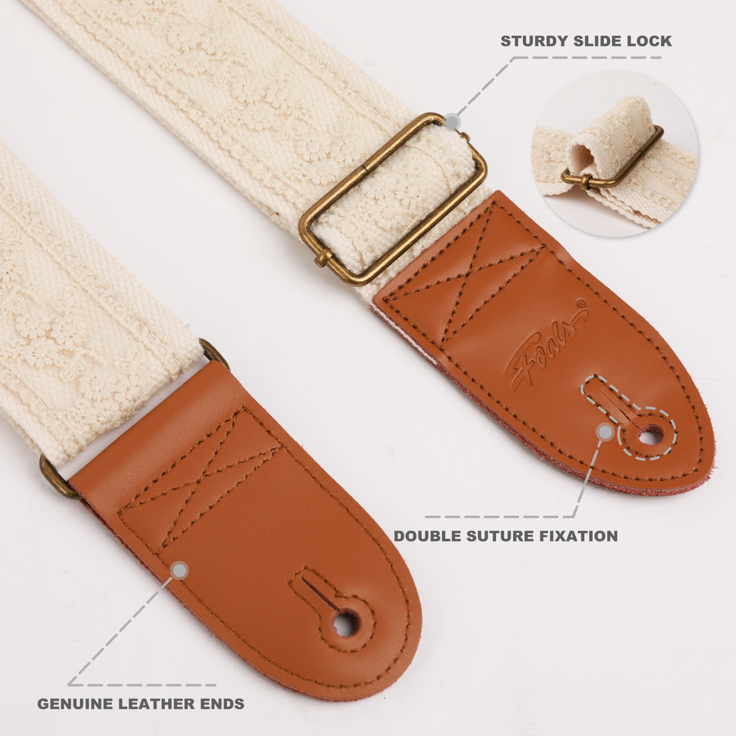 FOALS Guitar Straps Folk Bass  - Musical Instruments Easy ulasan dan harga