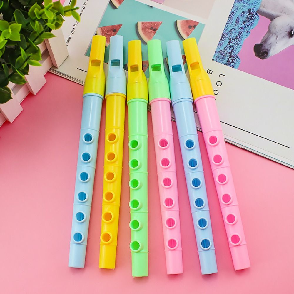 20 Pcs Plastic Long Flutes Min - Musical Instrument Long ulasan dan harga