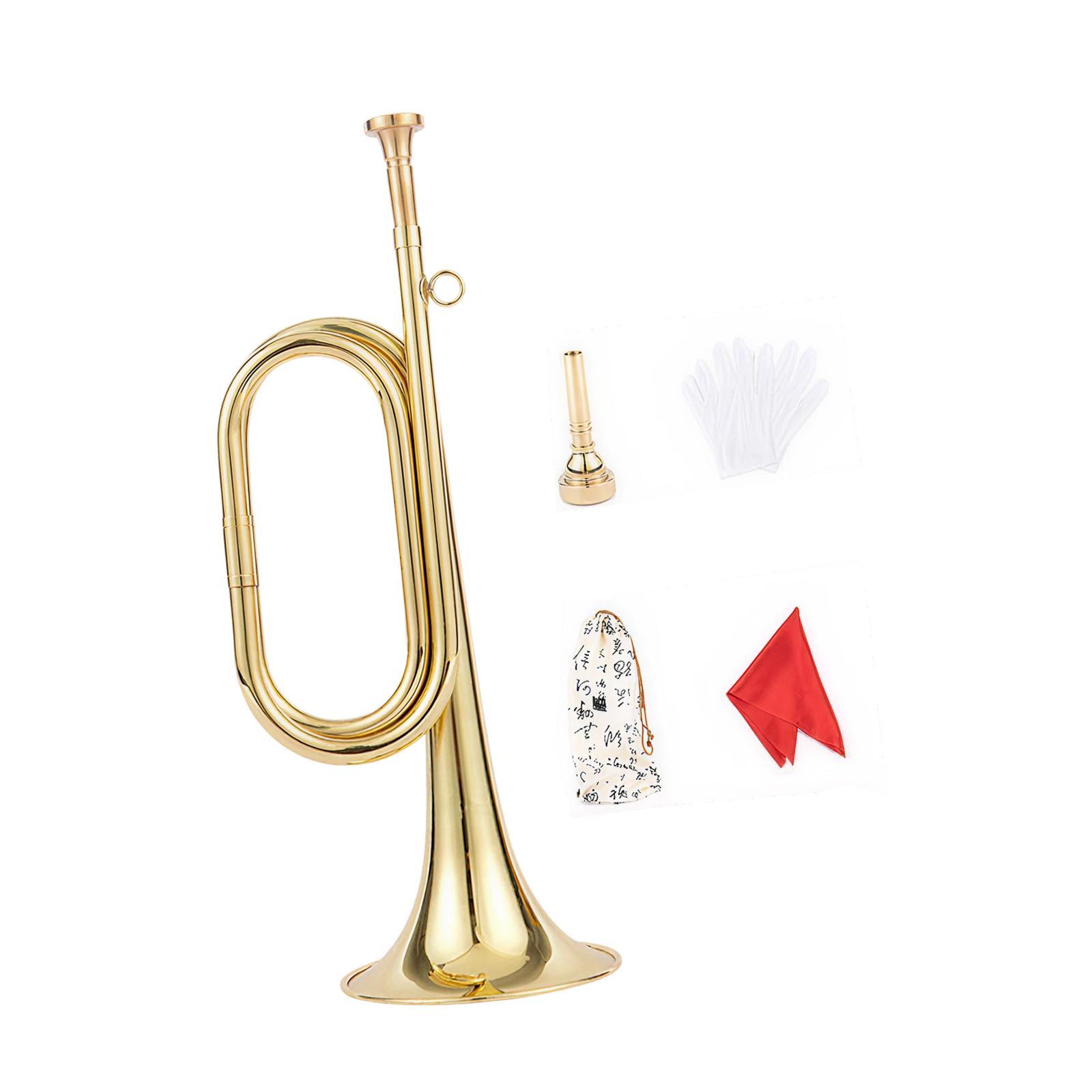 Blowing Bugle Brass Trumpet Be - Musical Instrument Bugle ulasan dan harga