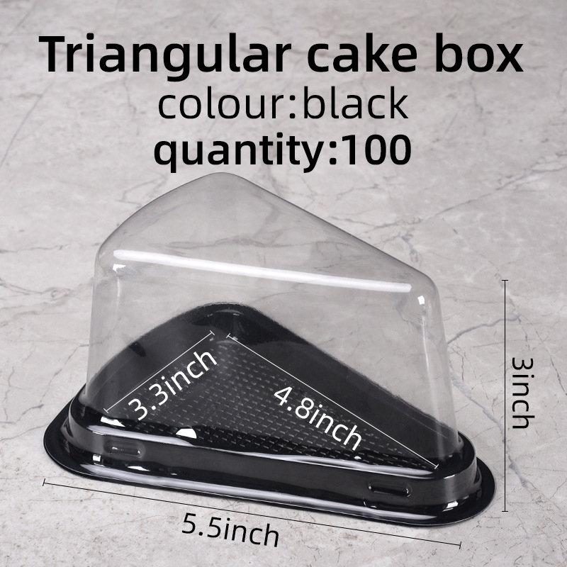 100 PCS Disposable Cake Box,Pl - Musical Instrument Triangle ulasan dan harga