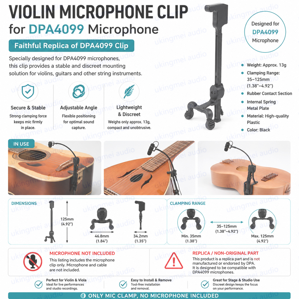 Universal Adjustable Microphon - Mandolin A Style ulasan dan harga