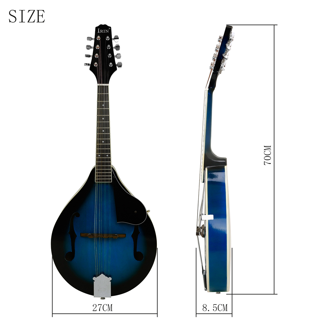 IRIN Mandolin A Style 8-String - Mandolin A Style ulasan dan harga