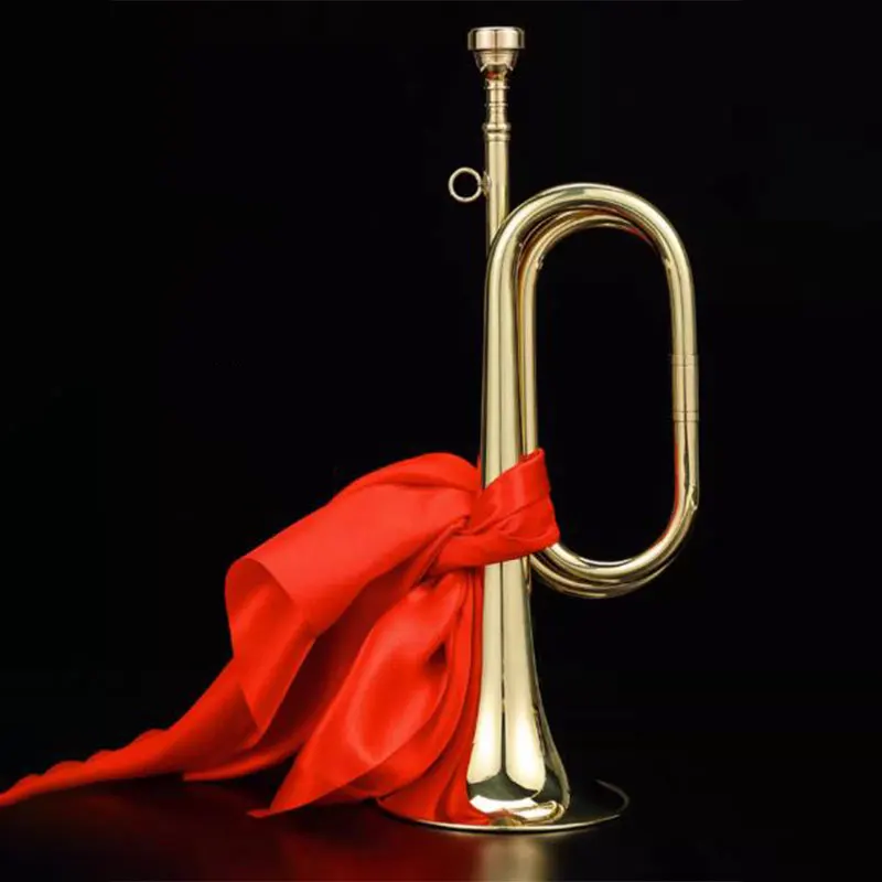 Brass Trumpet for Kids Beginne - Musical Instrument Bugle ulasan dan harga