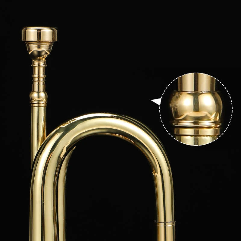 Brass Trumpet for Kids Beginne - Musical Instrument Bugle ulasan dan harga