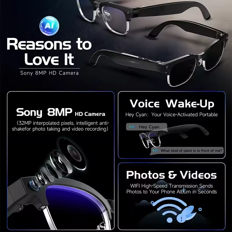 2026New AI Smart Glasses 120+L - Musical Instrument Japanese ulasan dan harga