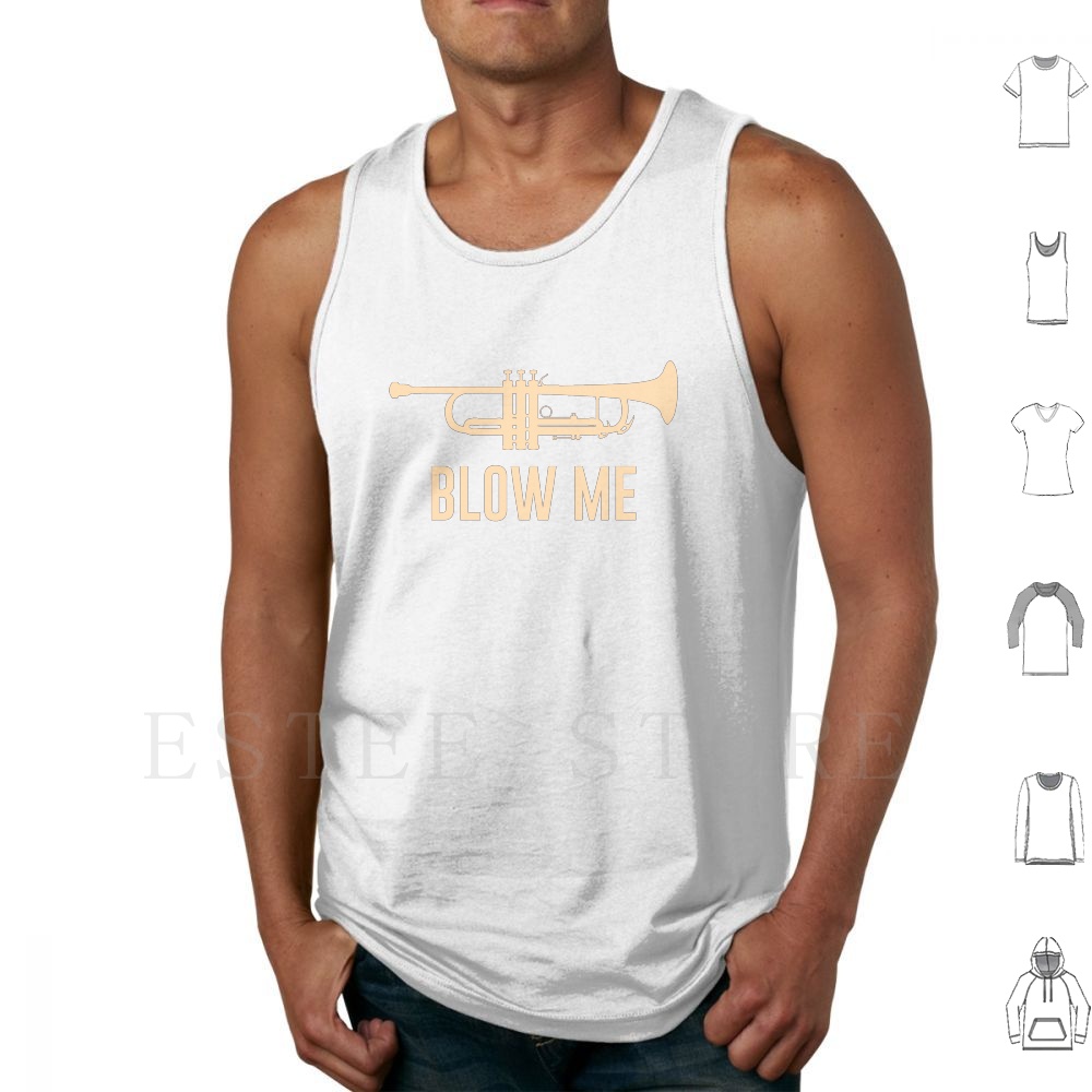 Trumpet Tank Tops Vest Instrum - Musical Instrument Jokes ulasan dan harga