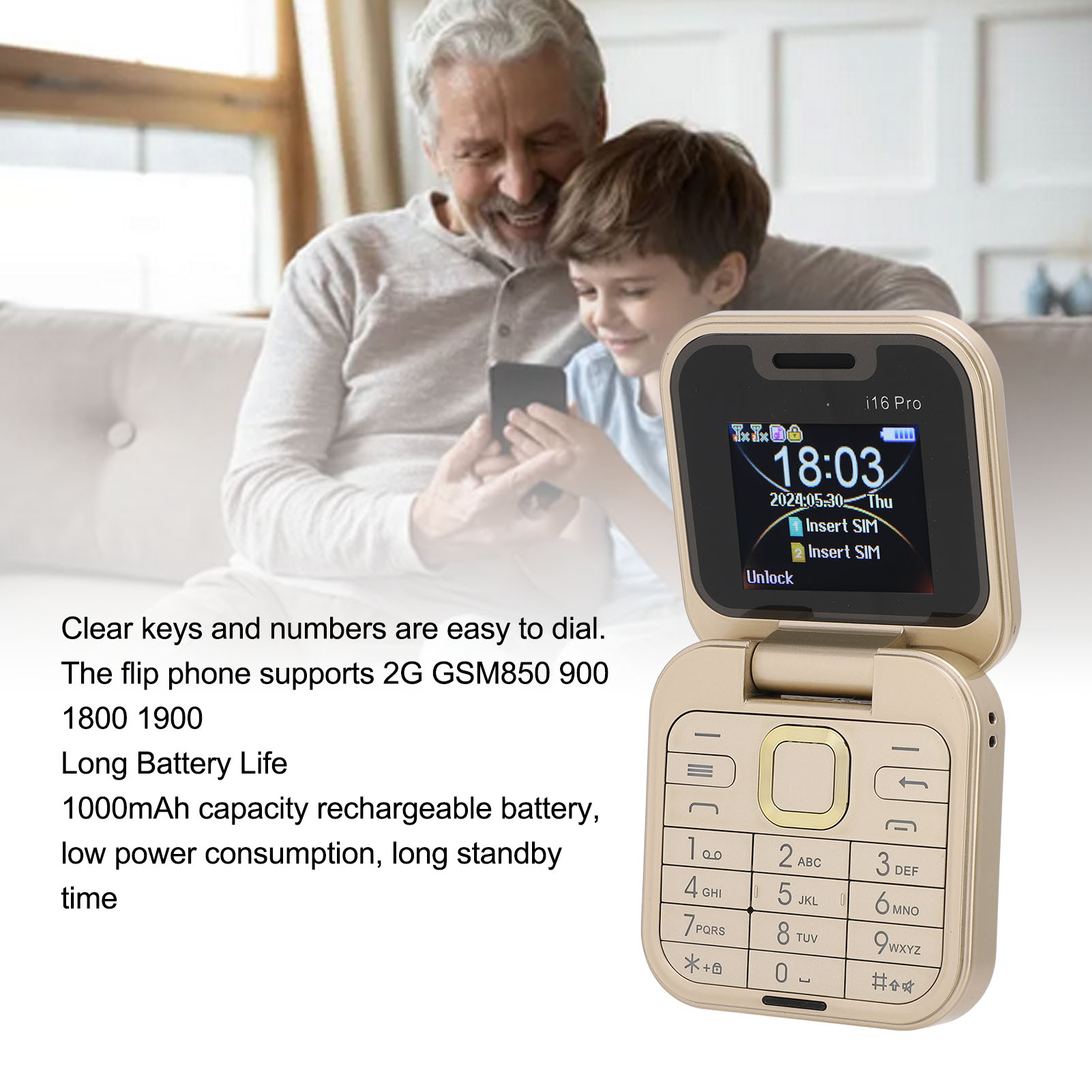 2G Big Buttons  Phone Support  - Musical Instrument Japanese ulasan dan harga