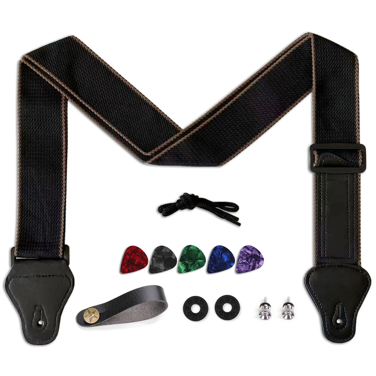 11Pcs Guitar Strap for Acousti - Musical Instruments Easy ulasan dan harga