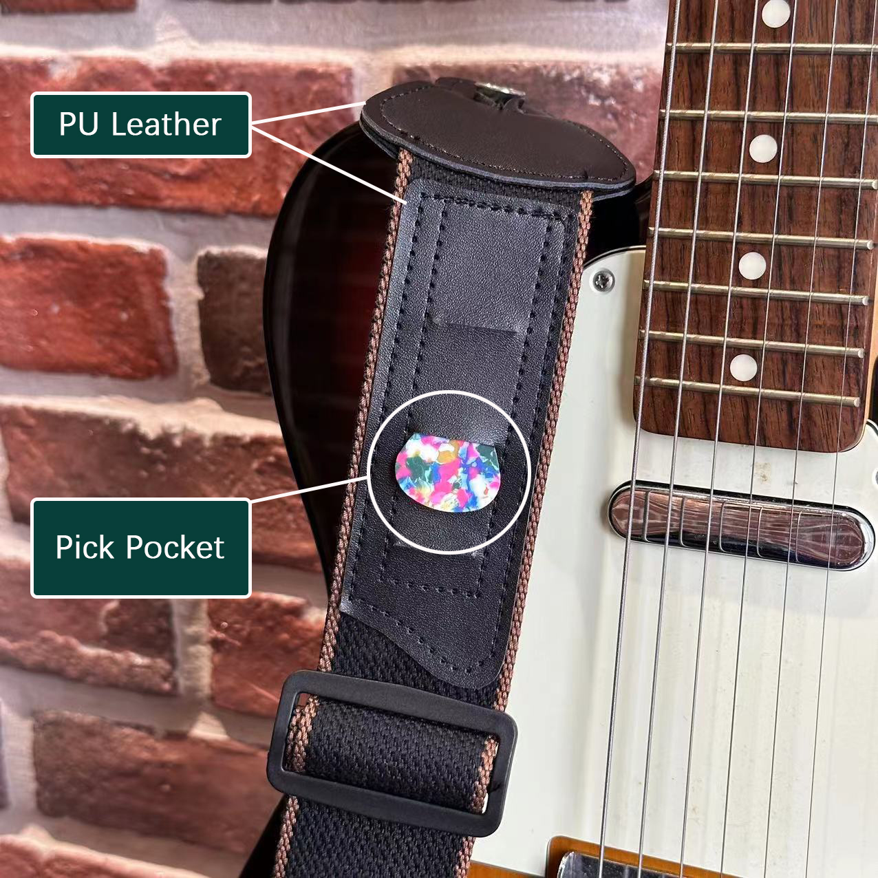 11Pcs Guitar Strap for Acousti - Musical Instruments Easy ulasan dan harga