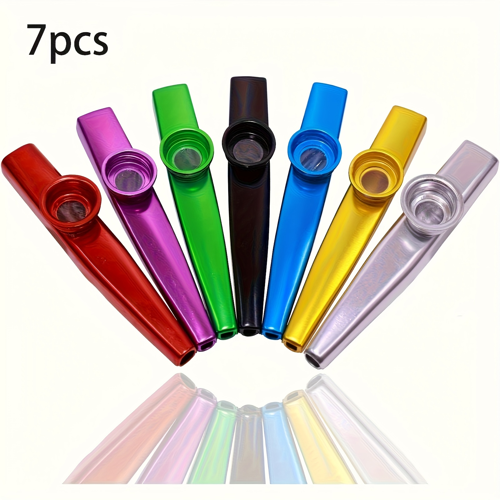 7pcs Metal Kazoos Simple Desig - Musical Instrument Veena ulasan dan harga
