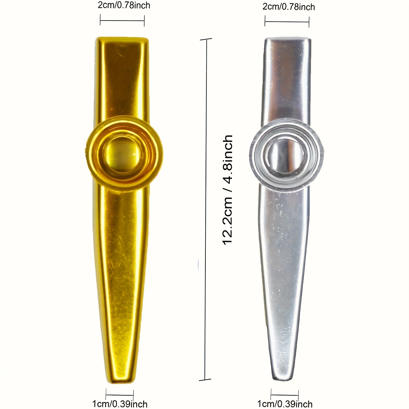 7pcs Metal Kazoos Simple Desig - Musical Instrument Veena ulasan dan harga