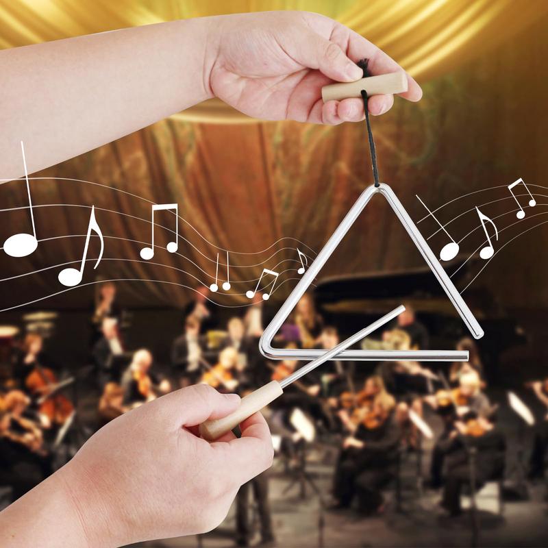 Music Triangle Instrument Stee - Musical Instrument Triangle ulasan dan harga