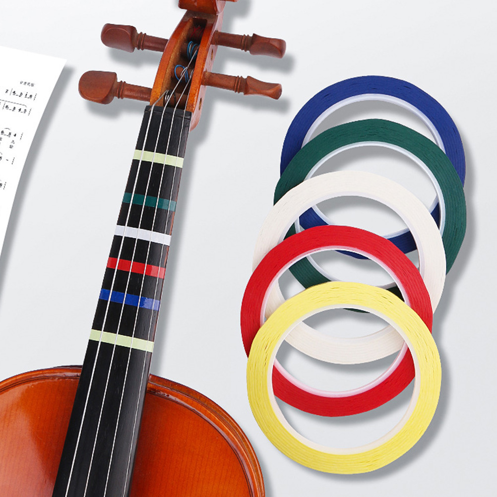 6 Pcs Violin Tape Fingerboard  - Musical Instrument Veena ulasan dan harga