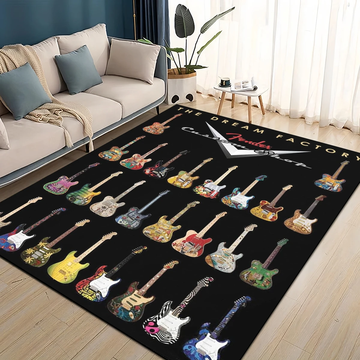 3D Retro Fender logo Guitar In - Musical Instruments Online ulasan dan harga