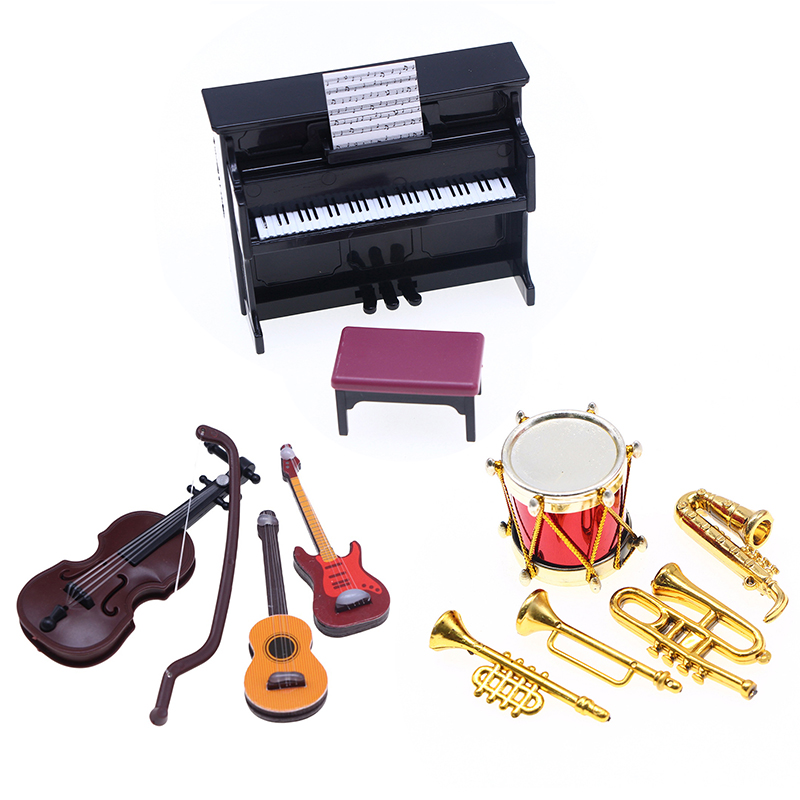 Classical 1:12 Scale Miniature - Musical Instrument Like Guitar ulasan dan harga