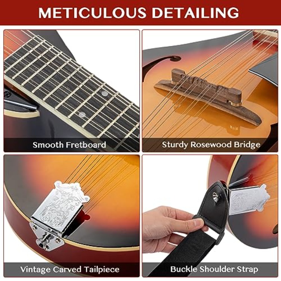 A-Style Mandolin Instrument Ki - Mandolin A Style ulasan dan harga