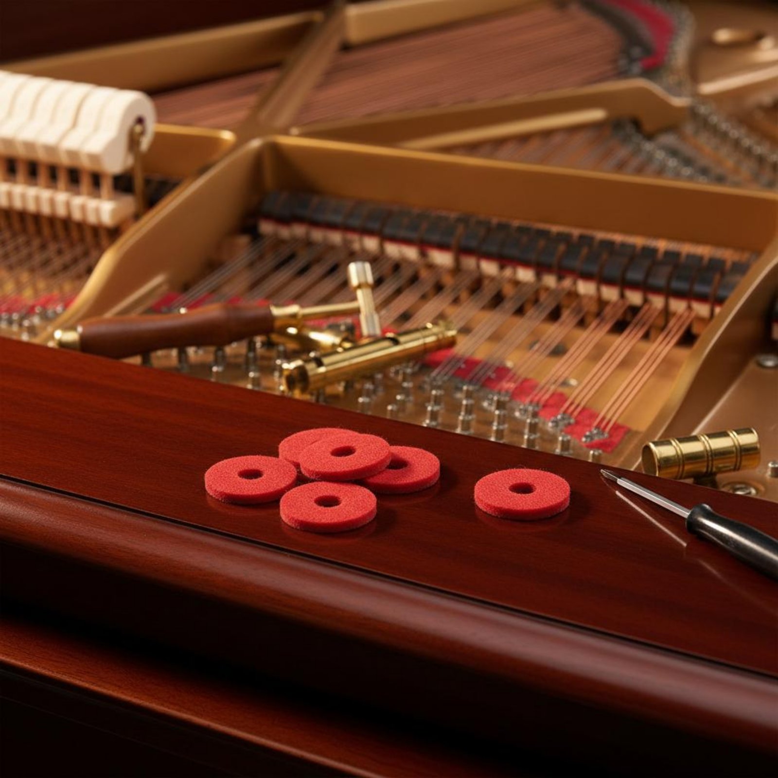 Red Piano Key Washer Small Rou - Musical Instrument Long ulasan dan harga