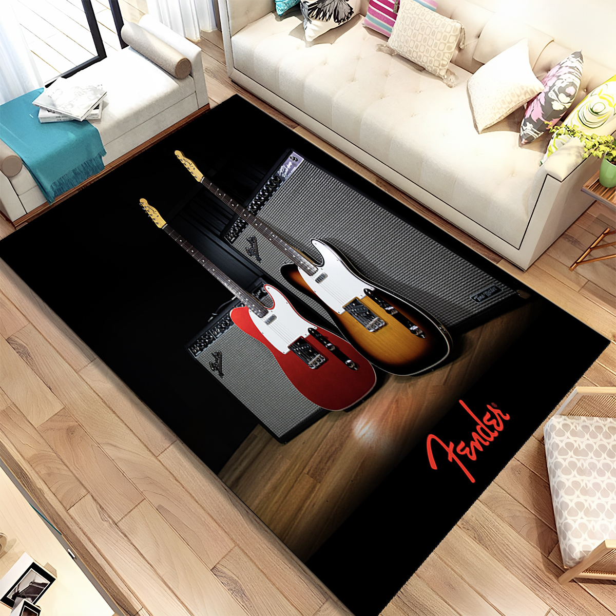 3D Guitar Bass Instrument Fend - Musical Instruments Online ulasan dan harga