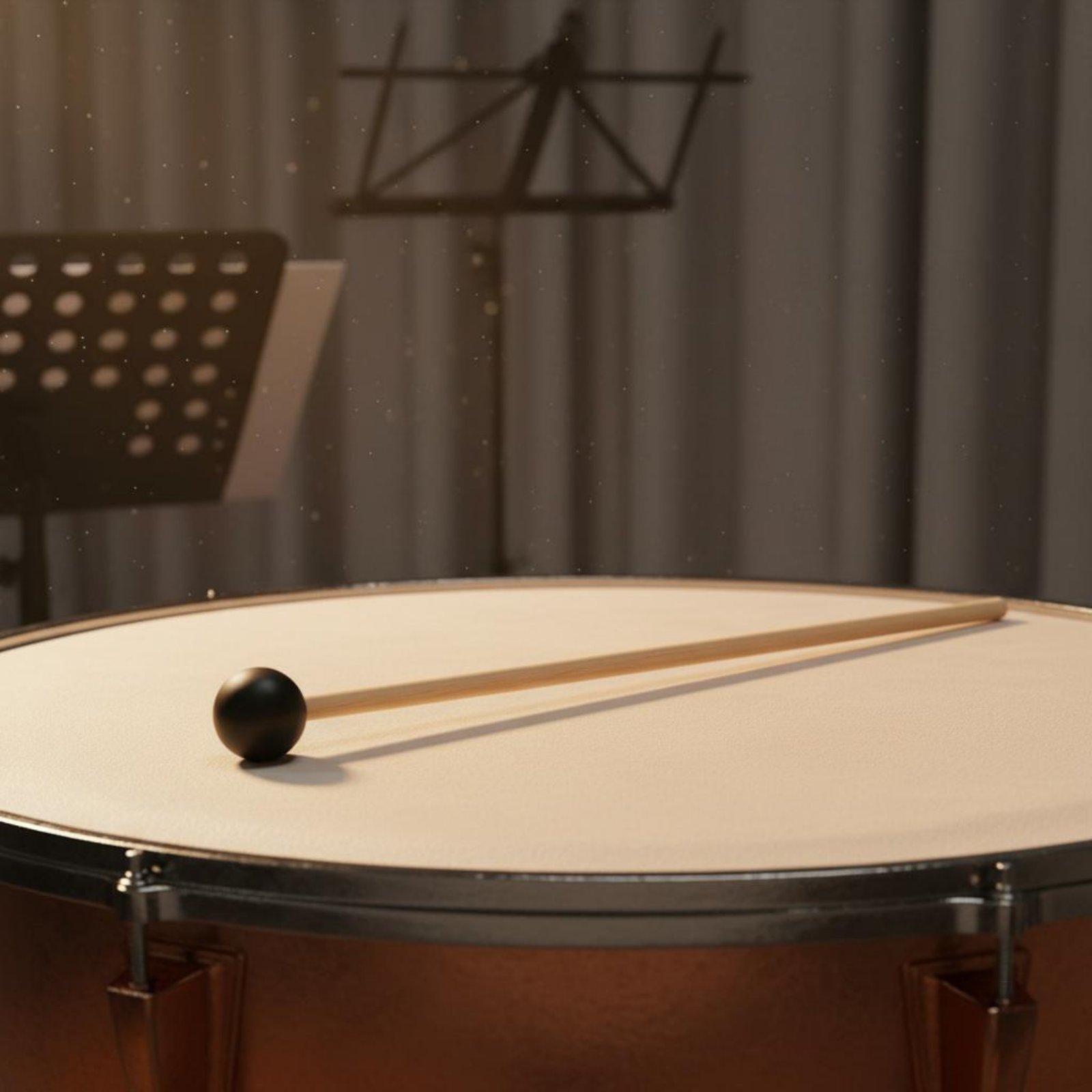 2 Pieces Black Head Mallet Lon - Musical Instrument Long ulasan dan harga