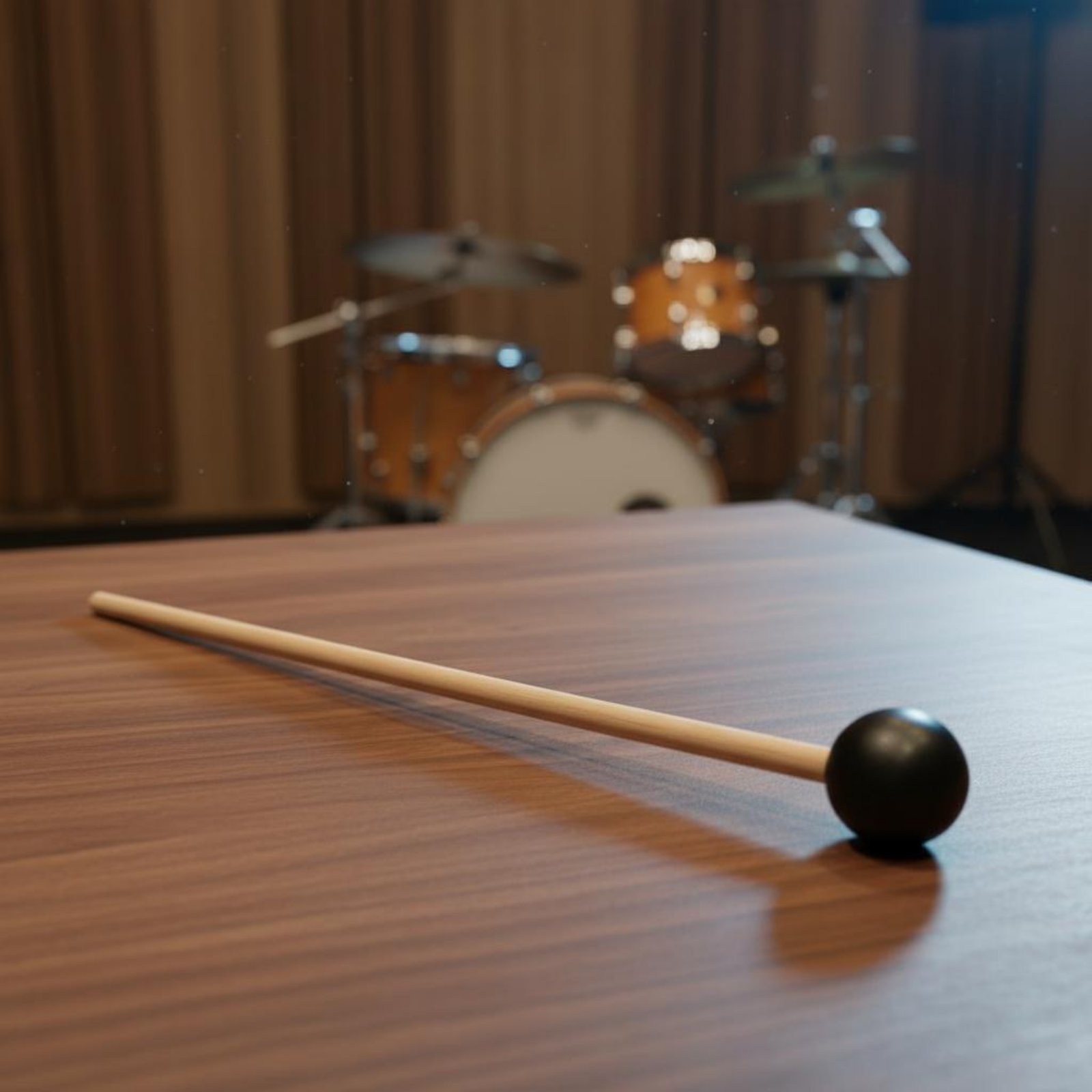 2 Pieces Black Head Mallet Lon - Musical Instrument Long ulasan dan harga