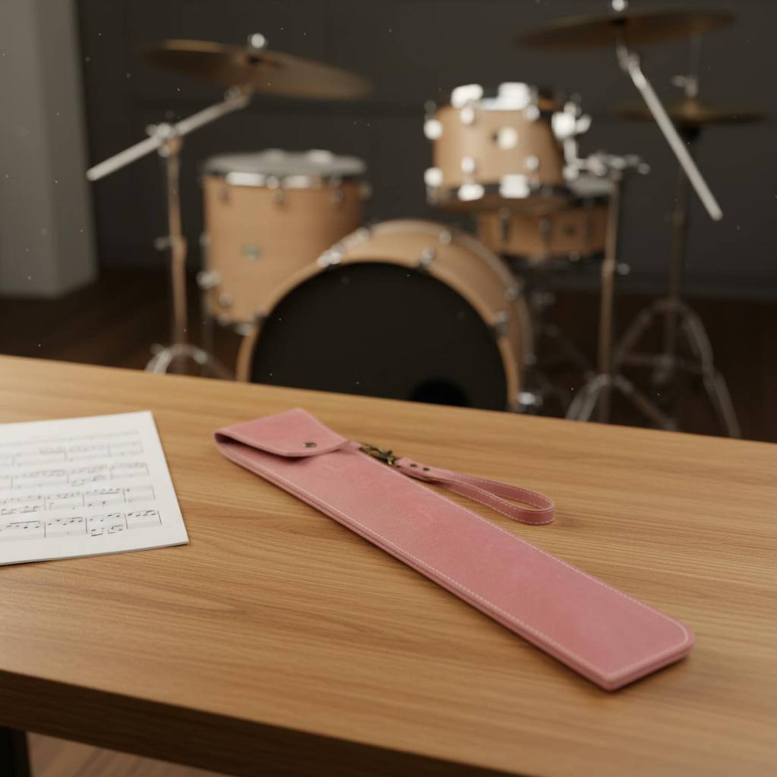 Leather Drumstick Bag Long-Las - Musical Instrument Long ulasan dan harga