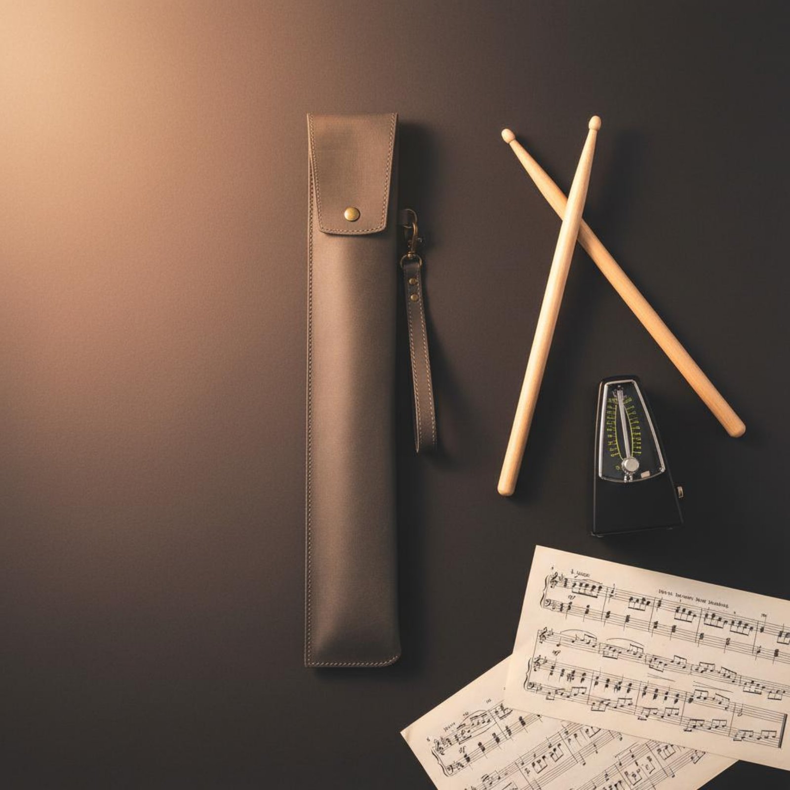 Leather Drumstick Bag Long-Las - Musical Instrument Long ulasan dan harga