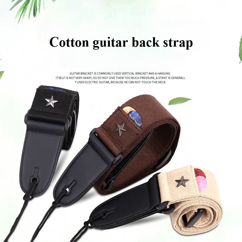 Embroidered Cross Guitar Strap - Musical Instruments Easy ulasan dan harga