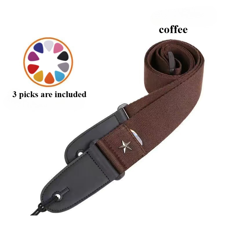 Embroidered Cross Guitar Strap - Musical Instruments Easy ulasan dan harga