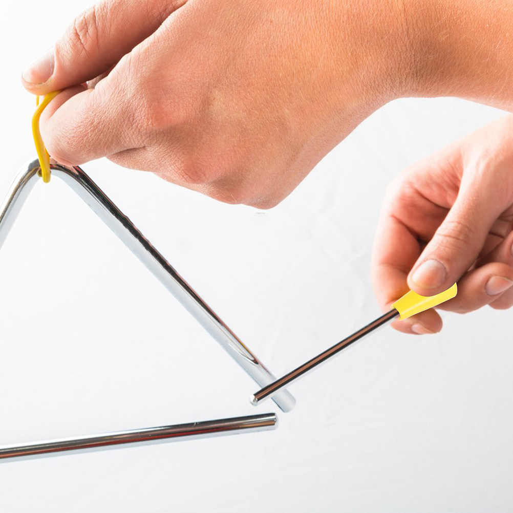 8Pcs Triangle Iron Sticks High - Musical Instrument Triangle ulasan dan harga