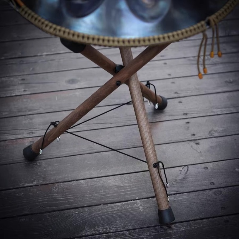 Solid Wood Handpan Stand Handm - Musical Instrument Triangle ulasan dan harga