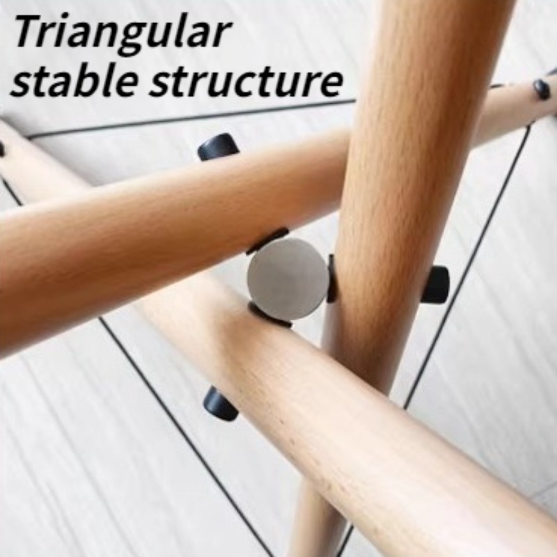 Solid Wood Handpan Stand Handm - Musical Instrument Triangle ulasan dan harga