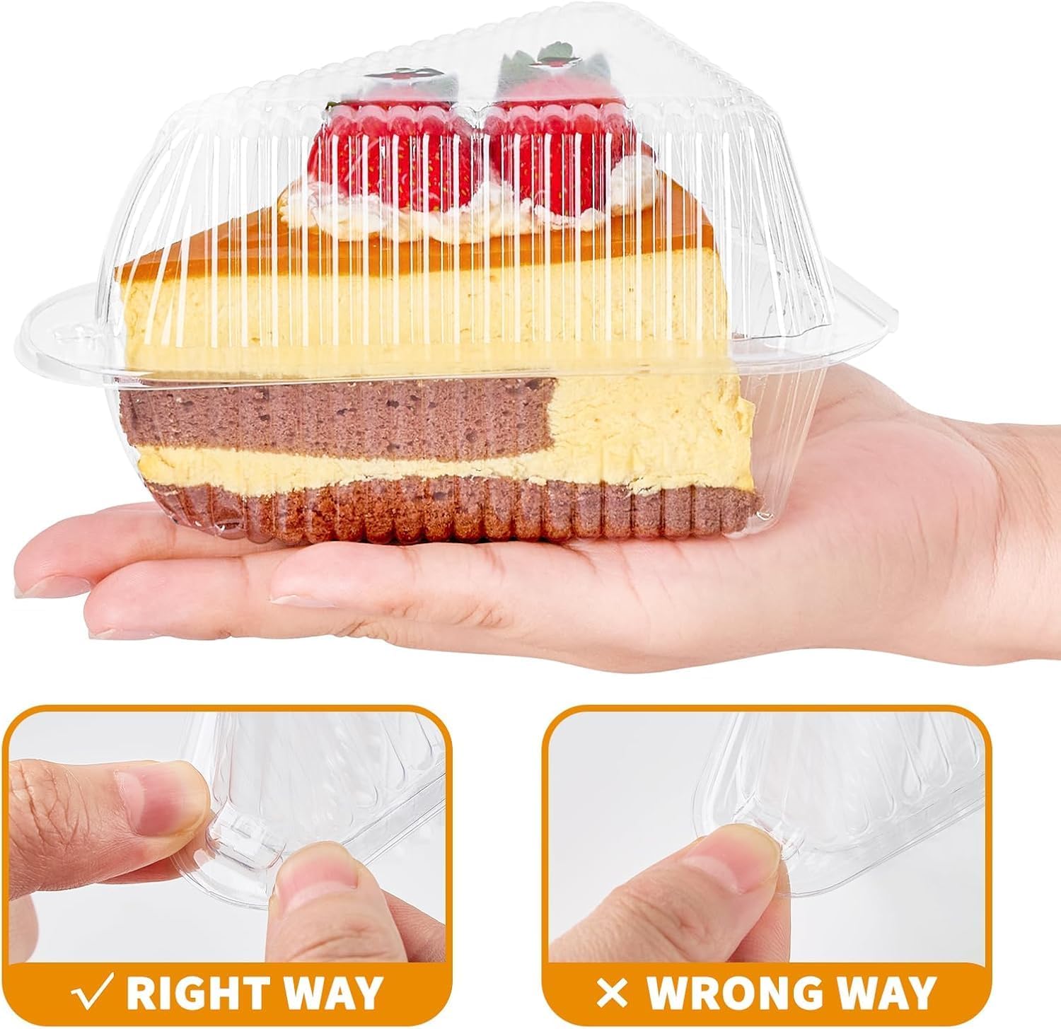 50 Pack Clear Plastic Cake Sli - Musical Instrument Triangle ulasan dan harga
