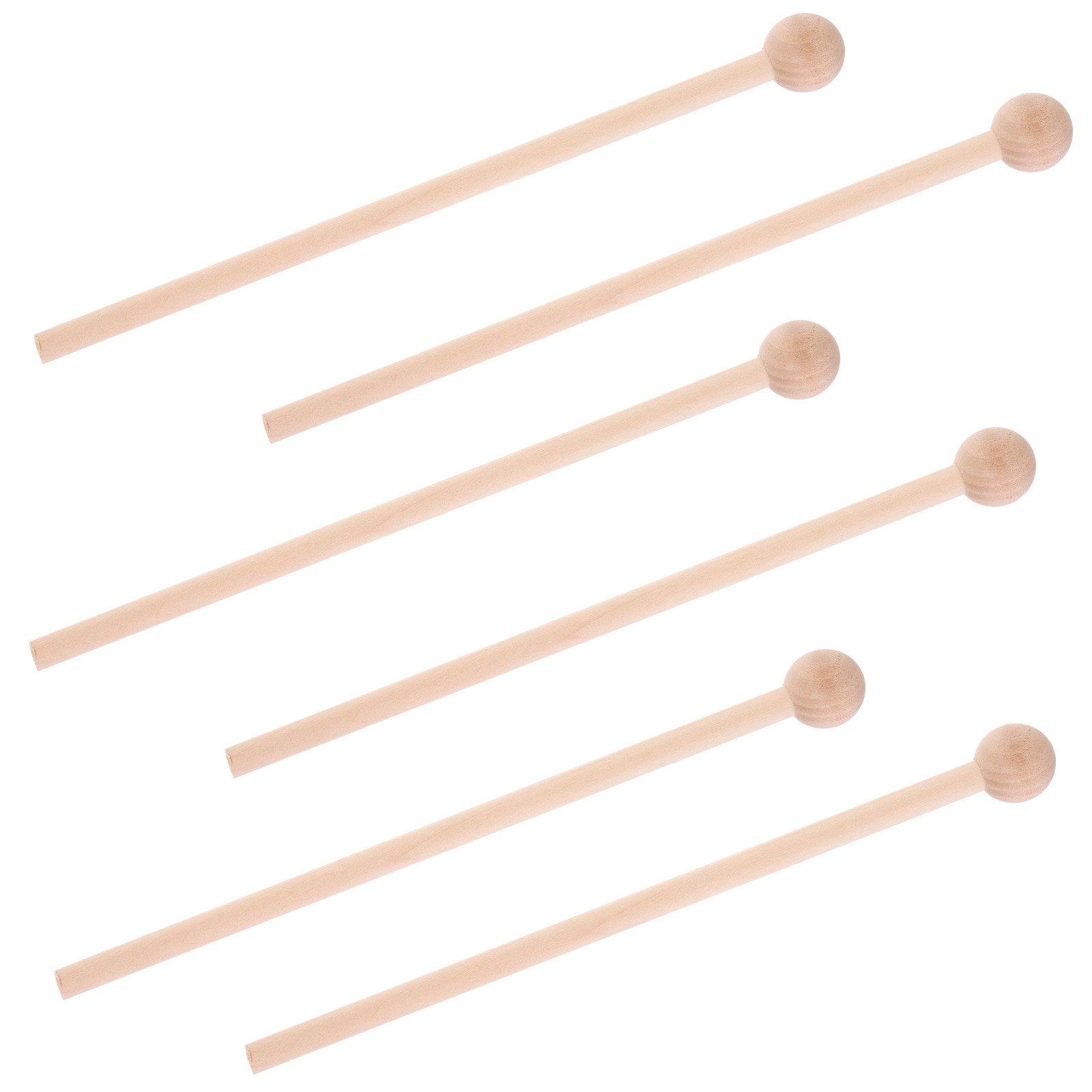 6Pcs Wood Mallets Percussion S - Musical Instrument Ending In A ulasan dan harga