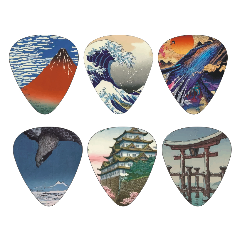 New 12pcs/set  Guitar Picks -  - Musical Instrument Japanese ulasan dan harga