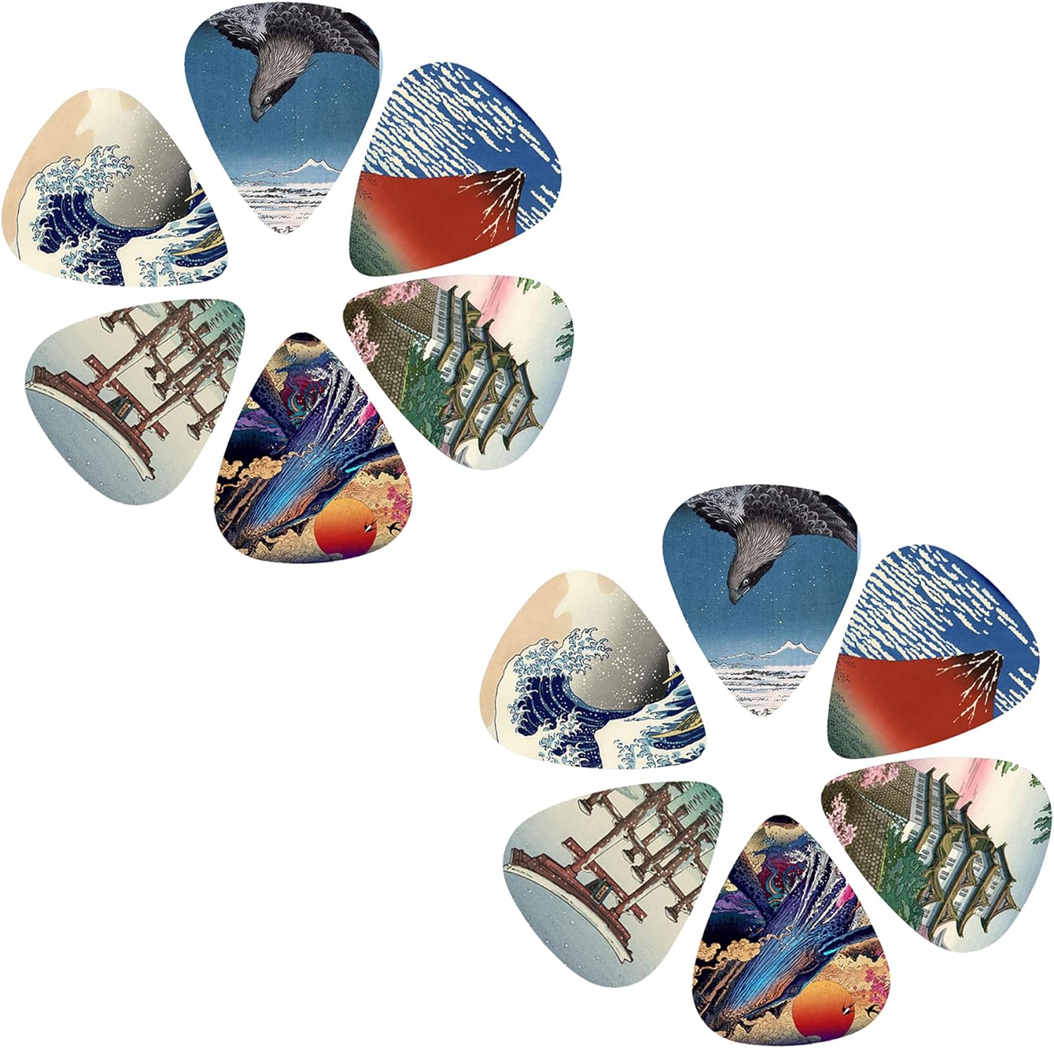 New 12pcs/set  Guitar Picks -  - Musical Instrument Japanese ulasan dan harga