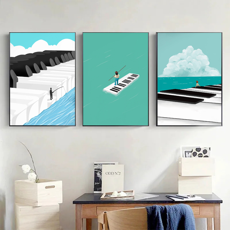 Cartoon Abstract Simple Intere - Musical Instrument Images ulasan dan harga
