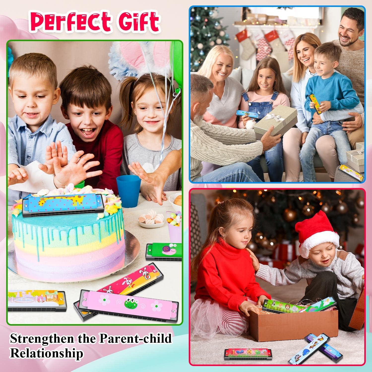 16 Hole Harmonica for Kids Beg - Musical Instrument Images ulasan dan harga