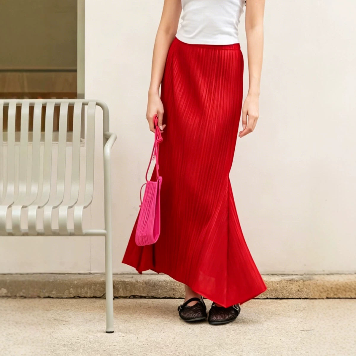 Miyake Pleated Women's Casual  - Musical Instrument Japanese ulasan dan harga