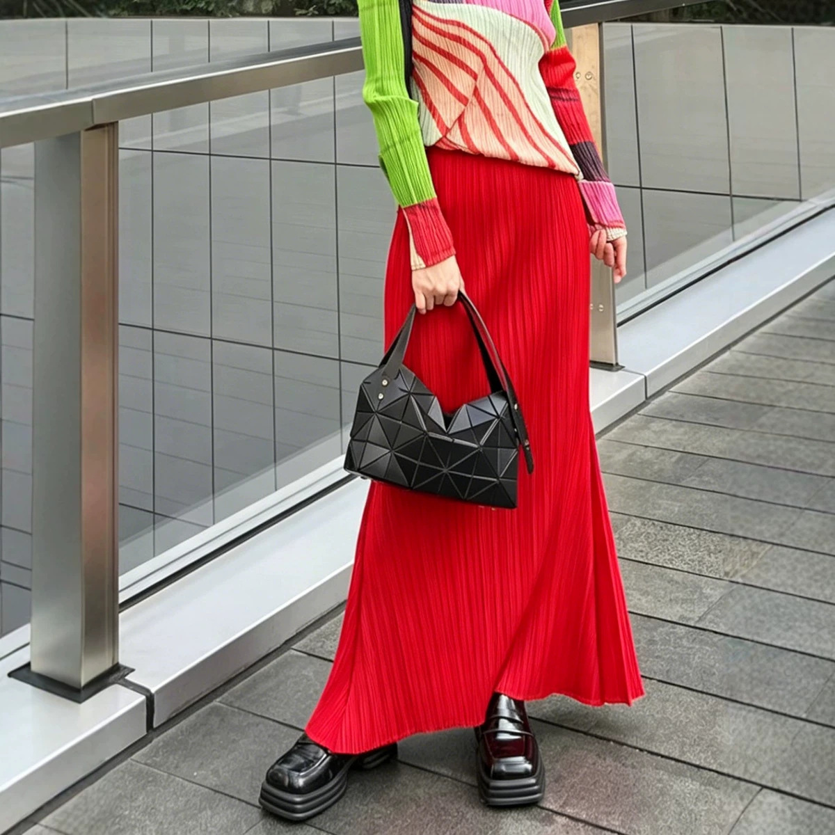 Miyake Pleated Women's Casual  - Musical Instrument Japanese ulasan dan harga