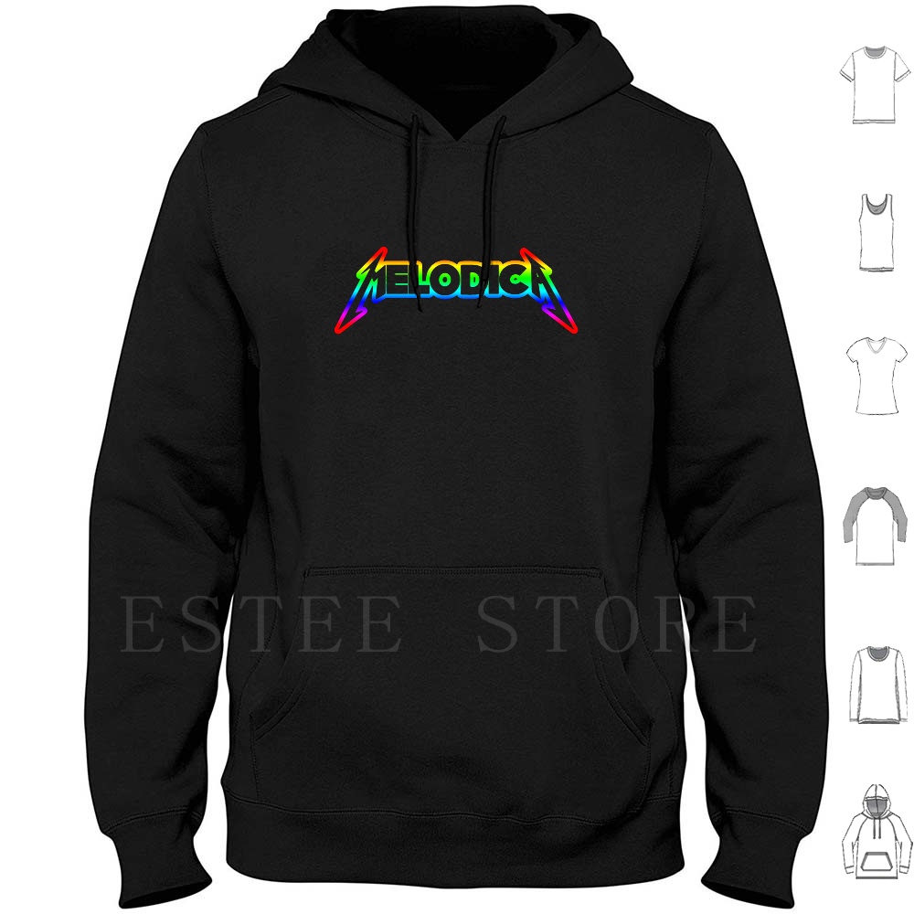 Rainbow Melodica Hoodies Melod - Musical Instrument Jokes ulasan dan harga