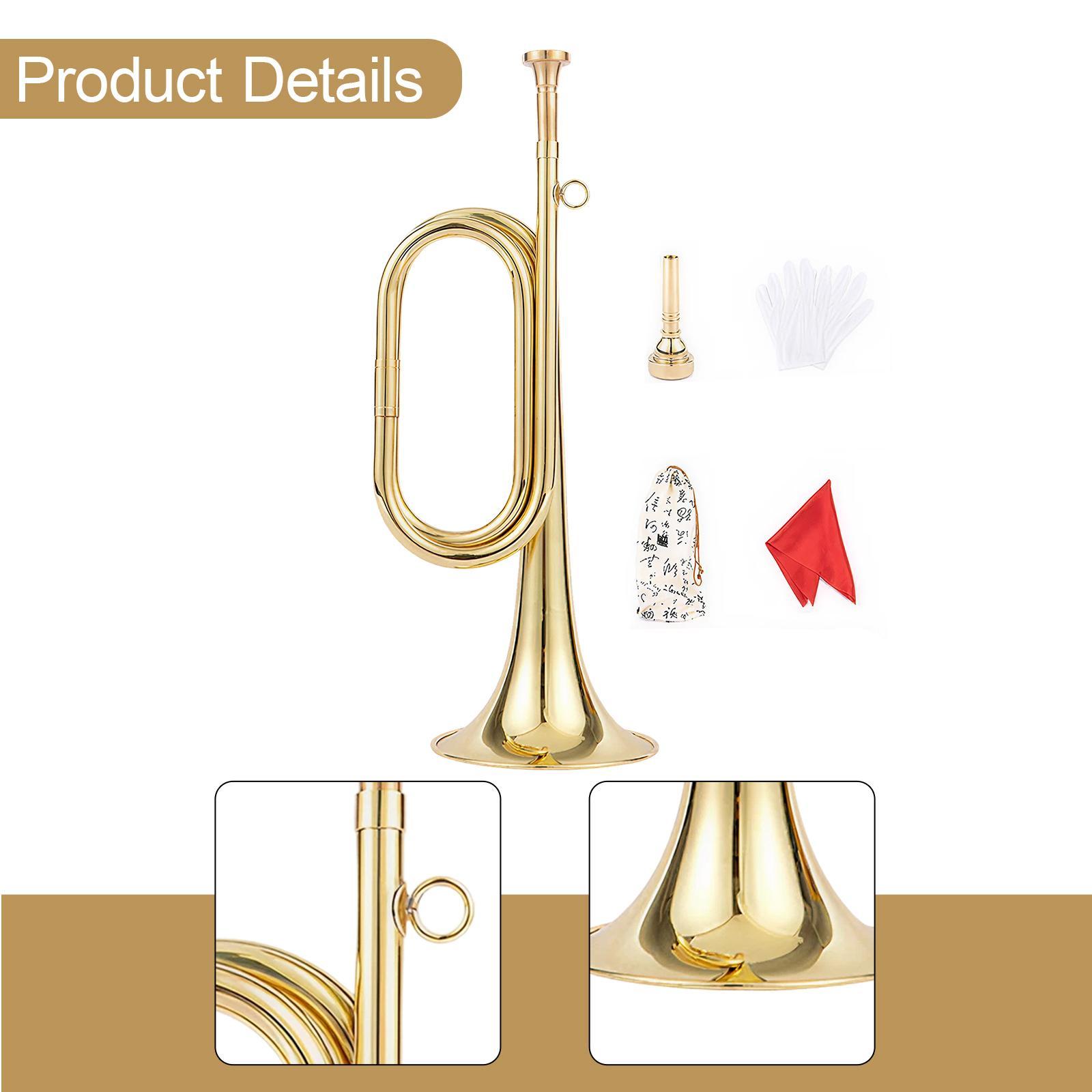 Compact Brass Music Instrument - Musical Instrument Bugle ulasan dan harga