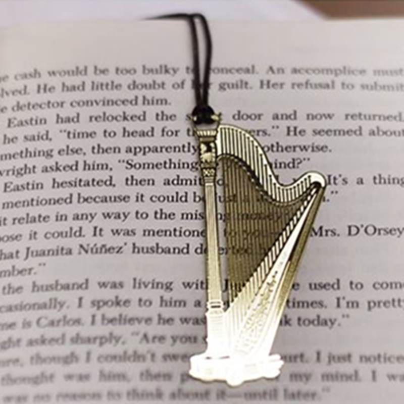 6pcs Music Metal Bookmark Gold - Musical Instrument Veena ulasan dan harga