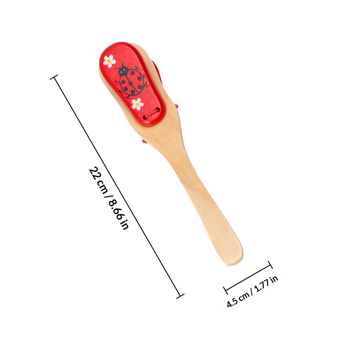 1Pcs Wooden Castanet Musical I - Musical Instrument Long ulasan dan harga
