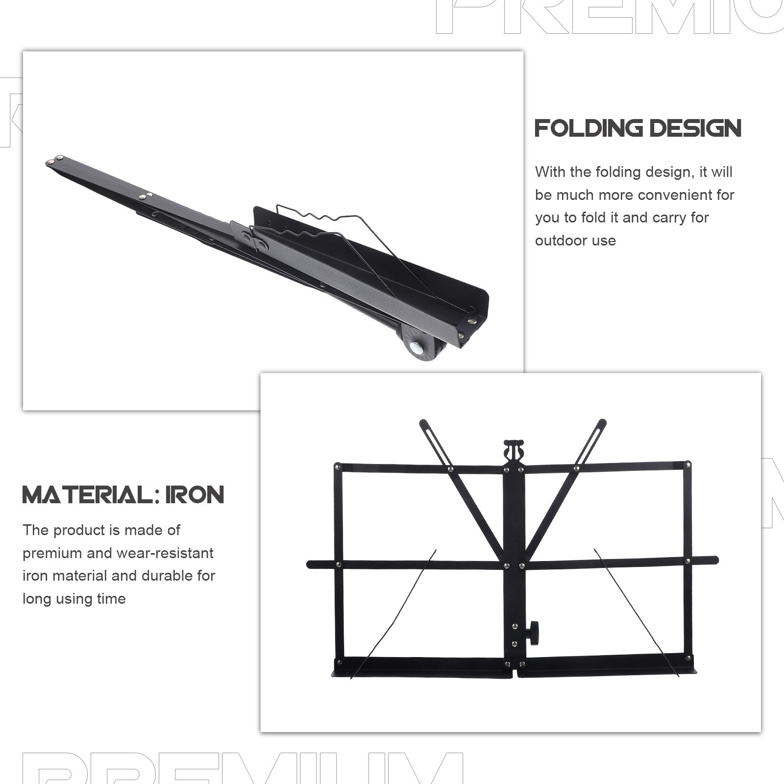 Portable Adjustable Music Stan - Musical Instrument Long ulasan dan harga